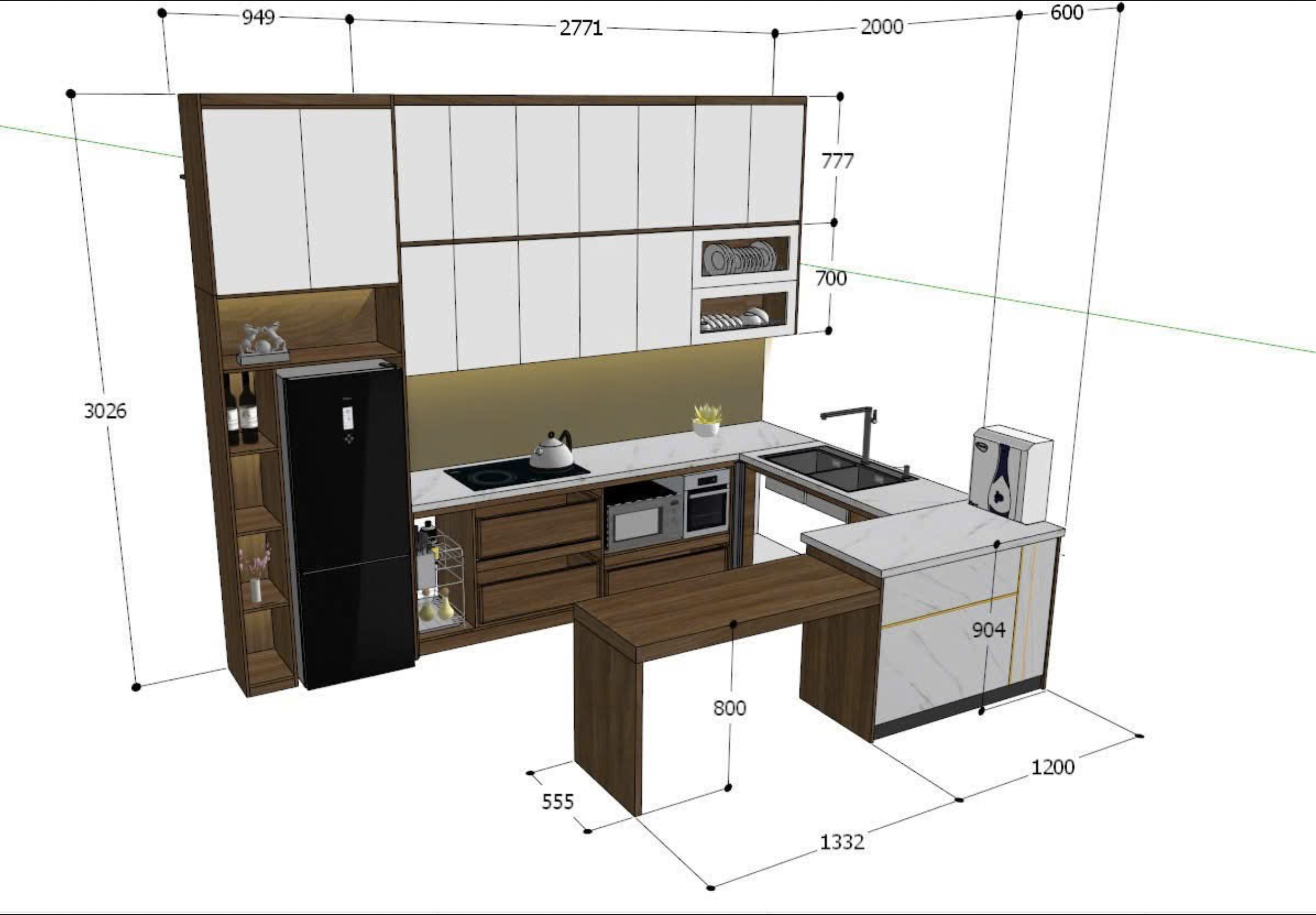Mô hình 3D nội thất